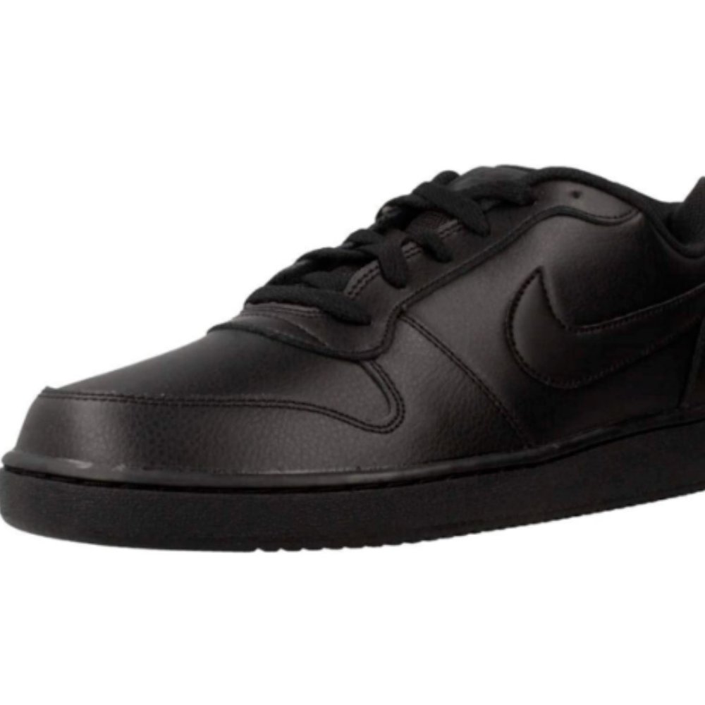 Nike Men's Ebernon Low Athletic Shoe, Black/Black, 12 Regular US